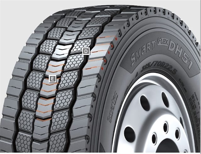 Anvelopă camion HANKOOK DH51 Regional Tracțiune 295/80 R22.5